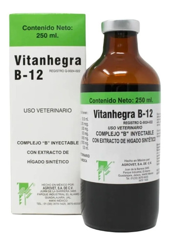 Complejo B  Perro / Gato / Bovinos / Lechones *** 250 Ml***