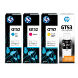 Kit 4 Tintas Para Impresora Hp Gt52 Gt53 Smart Tank 580 585