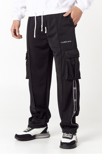 Jogger Relax Parmesano Negro Tascani