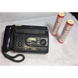 Teléfono Fax Panasonic Kx-ft37 Usado +2 Rollos Papel Fax