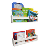 Prateleira Para Livros Infantis- Kit 2pç Montado