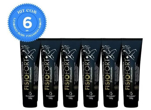 Fisiofort Premium 150g Bio Instinto Kit Com 6 Unidades