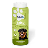 Talco Banho A Seco Citronela 100g Club Cat Dog Cães E Gatos