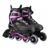 Patin En Linea Hook Hit Purple | Negro