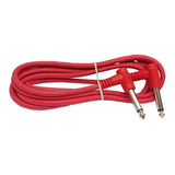 Cable Interpedal Plug Mono 6,5 Codo Inyectado De 60 Cm