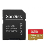 Tarjeta De Memoria 512gb Microsd Extreme 190 Mb/s Sandisk