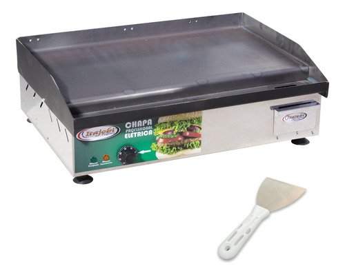 Chapeira Elétrica Profissional Lanches 65x45 Cm Inox Inmetro