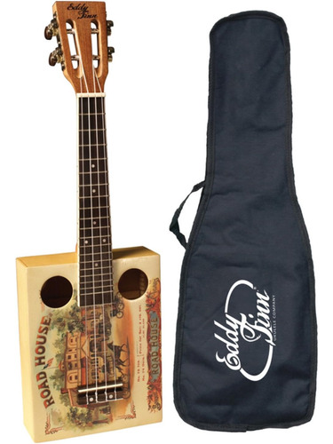 Ukulele Cigar Box Roadhouse Bolsa De Transporte