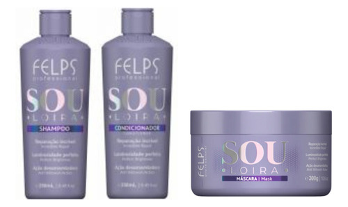 Kit Felps Profissional Sou Loira 3 Produtos