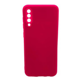 Capa Para Samsung Galaxy A30s Aveludada Silicone + Pel Vidro