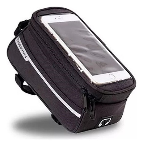 Bolso Alforja Bicicleta Discovery Porta Celular Impermeable