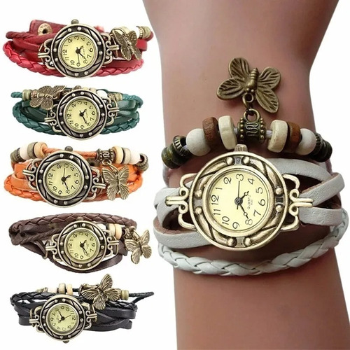 Reloj Con Dijes Diseño De Moda Colores Surtidos Mujer Dama