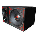 Caixa Trio Completa Automotiva Woofer Unlilke 12p 1100w Seco