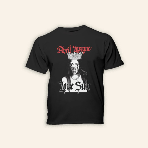 Playera Camiseta Avril Lavigne Reina Corona