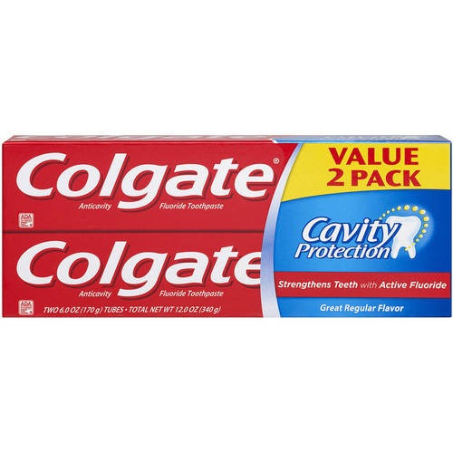 Colgate Protección De Flúor Cavidad De Pasta De Dientes