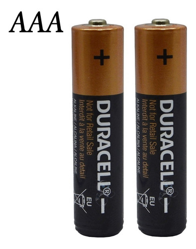 Par De Pilha Aaa Duracell Palito 1,5v Lr03 Alcalina Original