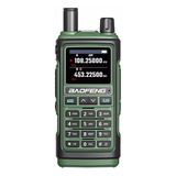 Baofeng Radio Uv-17 Walkie Talkie Uhf Vhf 1000 Canales Verde