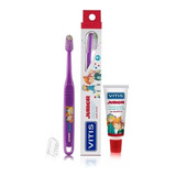 Vitis Junior Pack Cepillo Dental + Gel Dental 15g Niños 6+