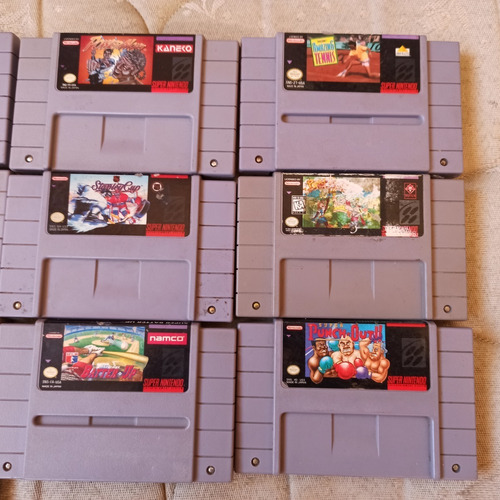 Lote De Juegos Super Nintendo Snes Pregunte Surtido 7