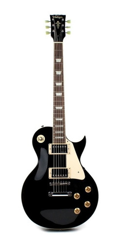 Guitarra Eléctrica Vintage V100 Tipo Lp Negra