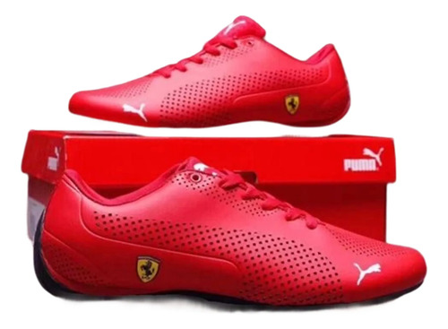 Puma Scuderia Ferrari Drift Cat 5 Ultra Jr Tenis Zapatillas Speedcat Zapatos Carreras Moda Callejera