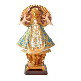Virgen De San Juan De Los Lagos Jalisco Resina 30 Cm