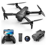 Neheme Nh760 Drones Con Cámara Hd De 1080p Para Adultos, Vid Color Negro
