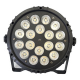 Canhao De Led Parled 18 Leds 15w Rgbwa Dmx Pentaled 5in1