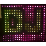 Cortina De Led Gráfica  2x3  Com Texto 308 Pixel