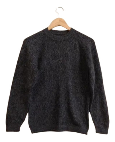 Sweater Pullover Lana De Alpaca Liso Peinado Niños 14