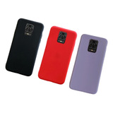 Silicone Case + Cerámica + V Cámara Para Xiaomi Note 9s