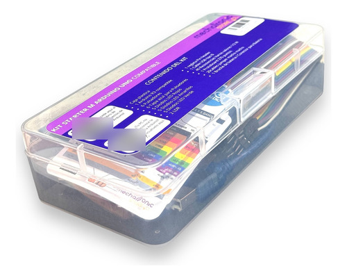 Kit Básico Arduino Uno Compatible En Caja + Libro Proyectos
