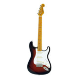 Guitarra Eléctrica Sx Vintage Series Fst-57 Stratocaster De Tilo 2000 2-tone Sunburst Brillante Con Diapasón De Arce