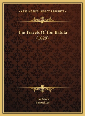Libro The Travels Of Ibn Batuta (1829) - Batuta, Ibn
