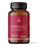 Hibisco + Cafeína 500mg 60 Caps - Max Detox Sem Sabor