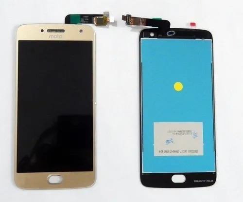 Tela Display Com Touch Moto G5 Plus Dourado S/aro Oled