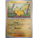 Pokémon Tcg Pikachu 025/165 Reverse