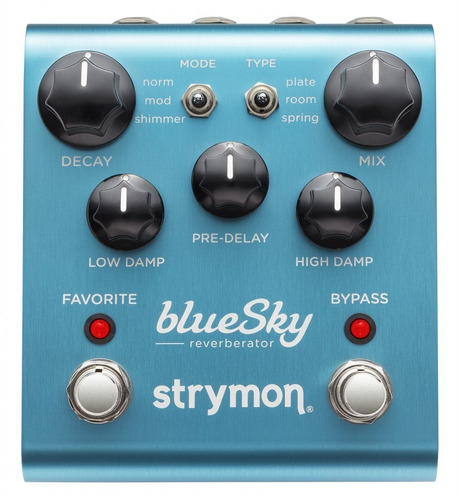 Pedal Strymon Bluesky Reverberator Blue Sky Reverb 