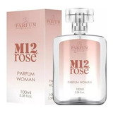 Perfume M12 Rose Woman  100ml - Parfum Brasil Promoção