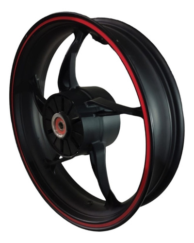 Rin Trasero Italika 250z 2014-2017 Negro Con Filo Rojo 