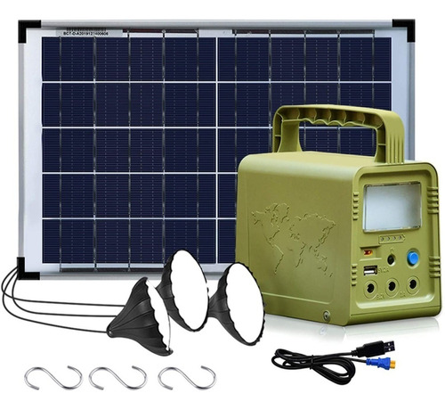 Cargador Solar Portátil Lámpara De Cargador Portatil