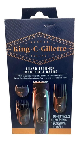 Aparador Barba King. C. Gillette Beard Trimmer   Importado