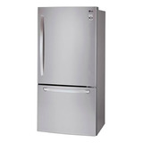 Refrigerador Inverter No Frost Inox 2 Puertas Combi - LG Color Plateado