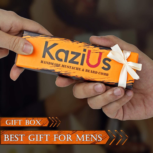 Kazius Peine Para Barba Y Bigote Para Hombres, Cuidado Facia