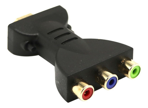 Conector De Componente Rgb 3 A Convertidor De Adaptador Rca