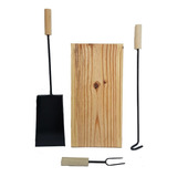 Set Parrillero Kit Asador Set Asado Juego Asado Kit Asado X4