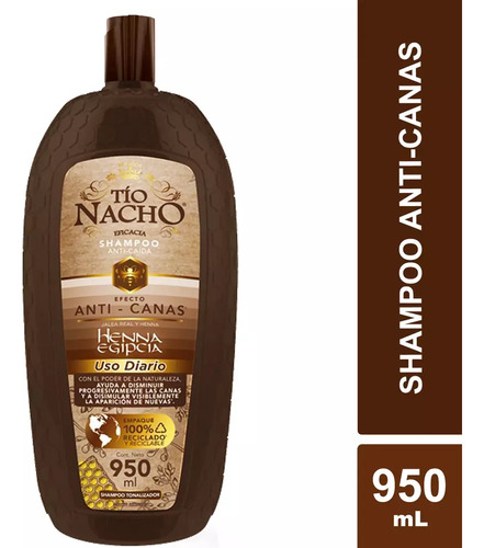Shampoo Tío Nacho Anti Canas - mL a $49