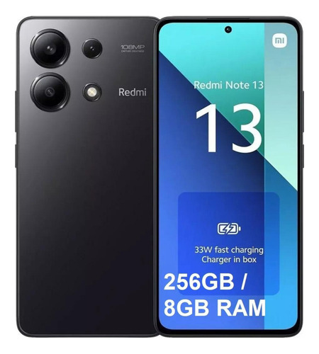 Redmi Note 13 Global 8gb Ram Black (preto) 256gb - Com Nf