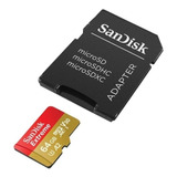 Tarjeta De Memoria Sandisk   Extreme  Con Adaptador Sd 64gb