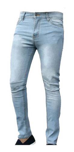 Pantalon Talle Especial Hombre Elastizado Chupin Del 50al 60